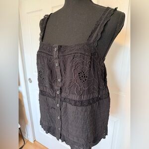 Steve Madden Black Lace Women’s Top